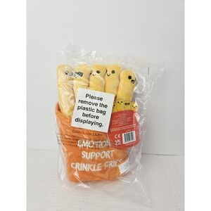 Emotional Support Pals cozy plush NWT French Fries crinkle by Relatable
